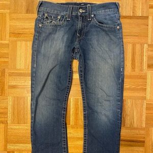 Distressed True Religion Jeans